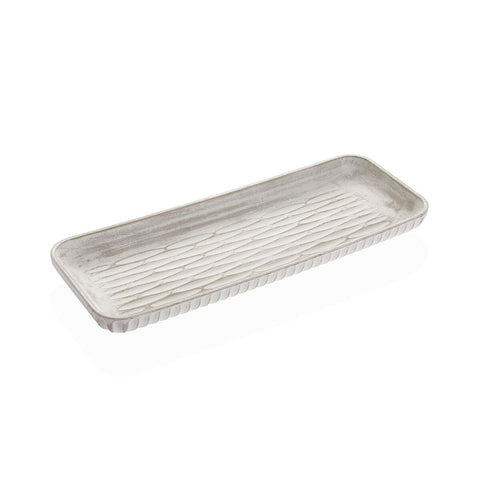 Centerpiece Versa White 15,5 X 6,5 X 40 CM