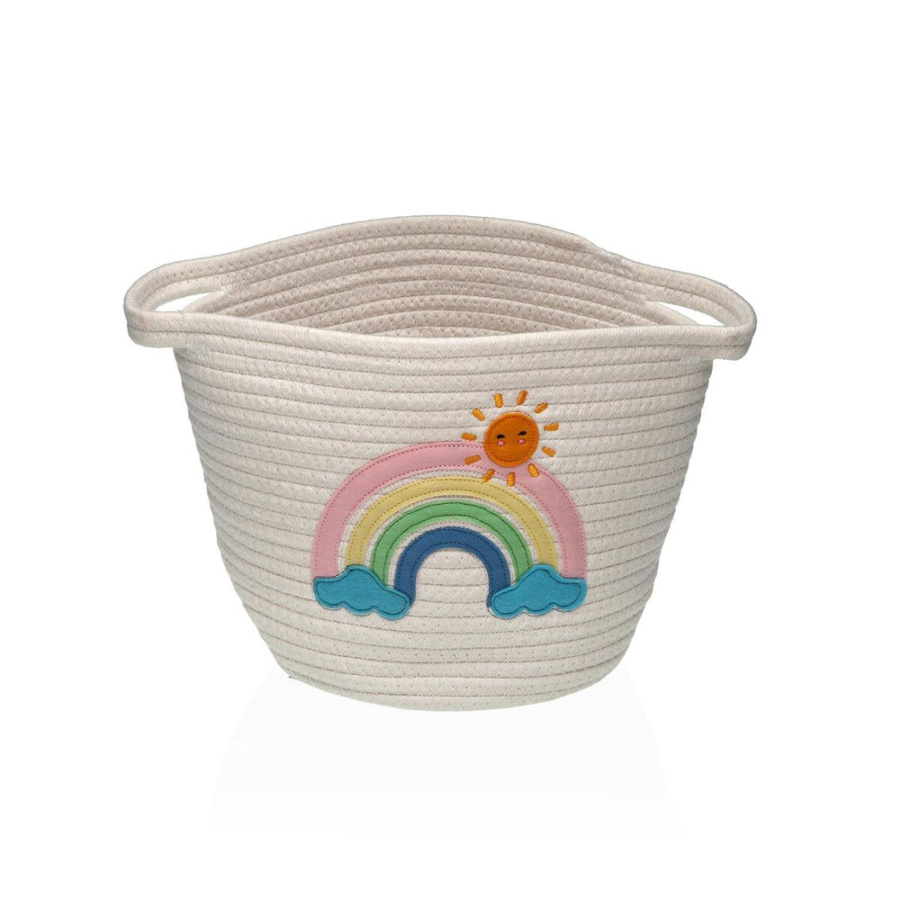 Cestino Versa Bianco polipropilene Fibra Arcobaleno