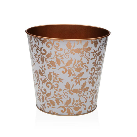 Vaso Versa Aurea Metallo Minimalista 17,5 x 16,5 x 17,5 cm