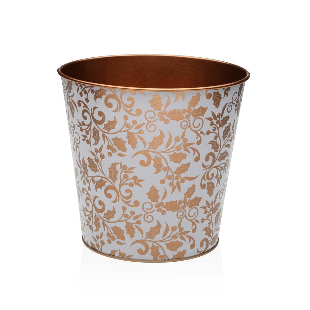 Vaso Versa Aurea Metallo Minimalista 17,5 x 16,5 x 17,5 cm