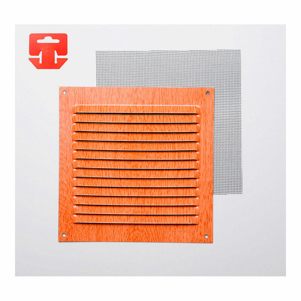 Griglia di ventilazione Fepre Faggio 15 x 15 cm Zanzariera