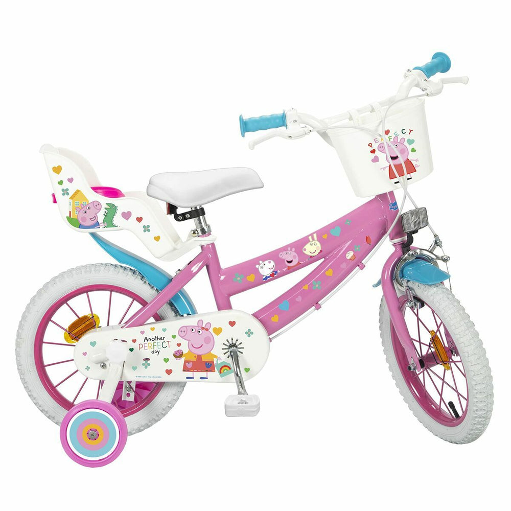 Bicicletta per Bambini Peppa Pig Toimsa 1495 14" Rosa Multicolore