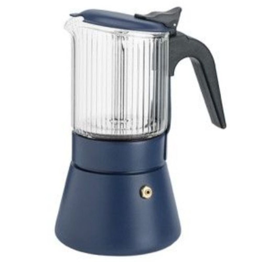 Caffettiera Italiana Inoxibar 55096 Azzurro 4 Tazze