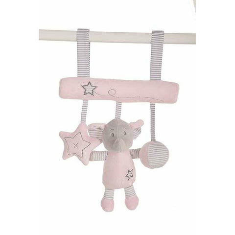 Colgador Rosa Elefante 25cm Peluche