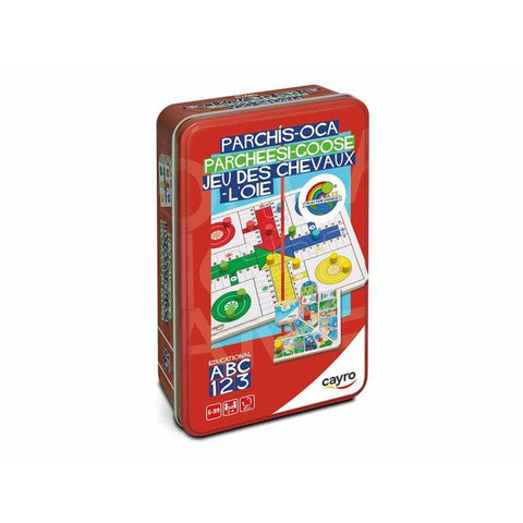 Tabellone per Parcheesi e Gioco dell'Oca Cayro 12 x 19,5 x 5 cm