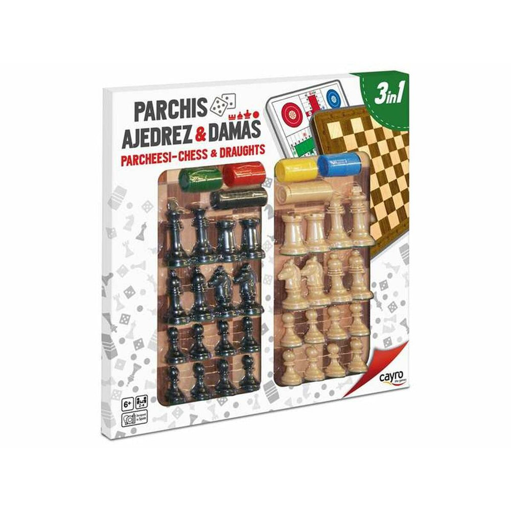 Tavoliere da Ludo, Scacchi e Dama Cayro