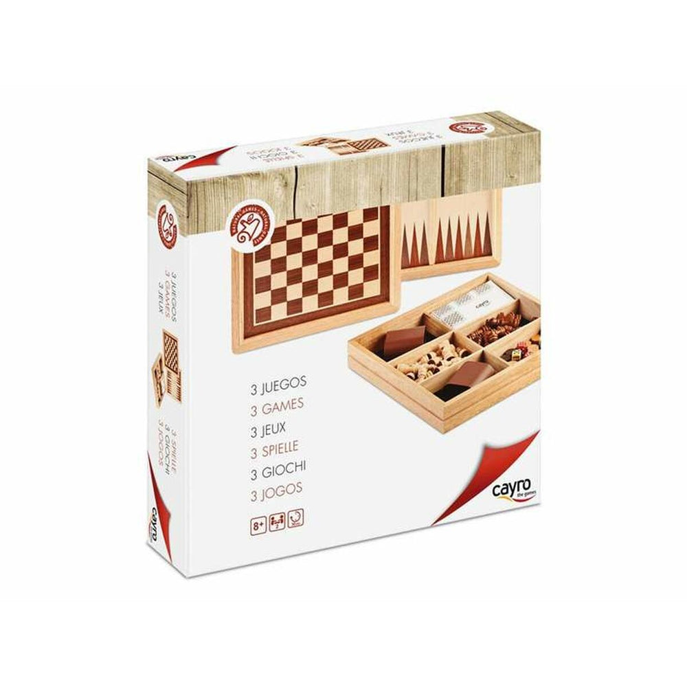 Set 3 Giochi da Tavolo Cayro
