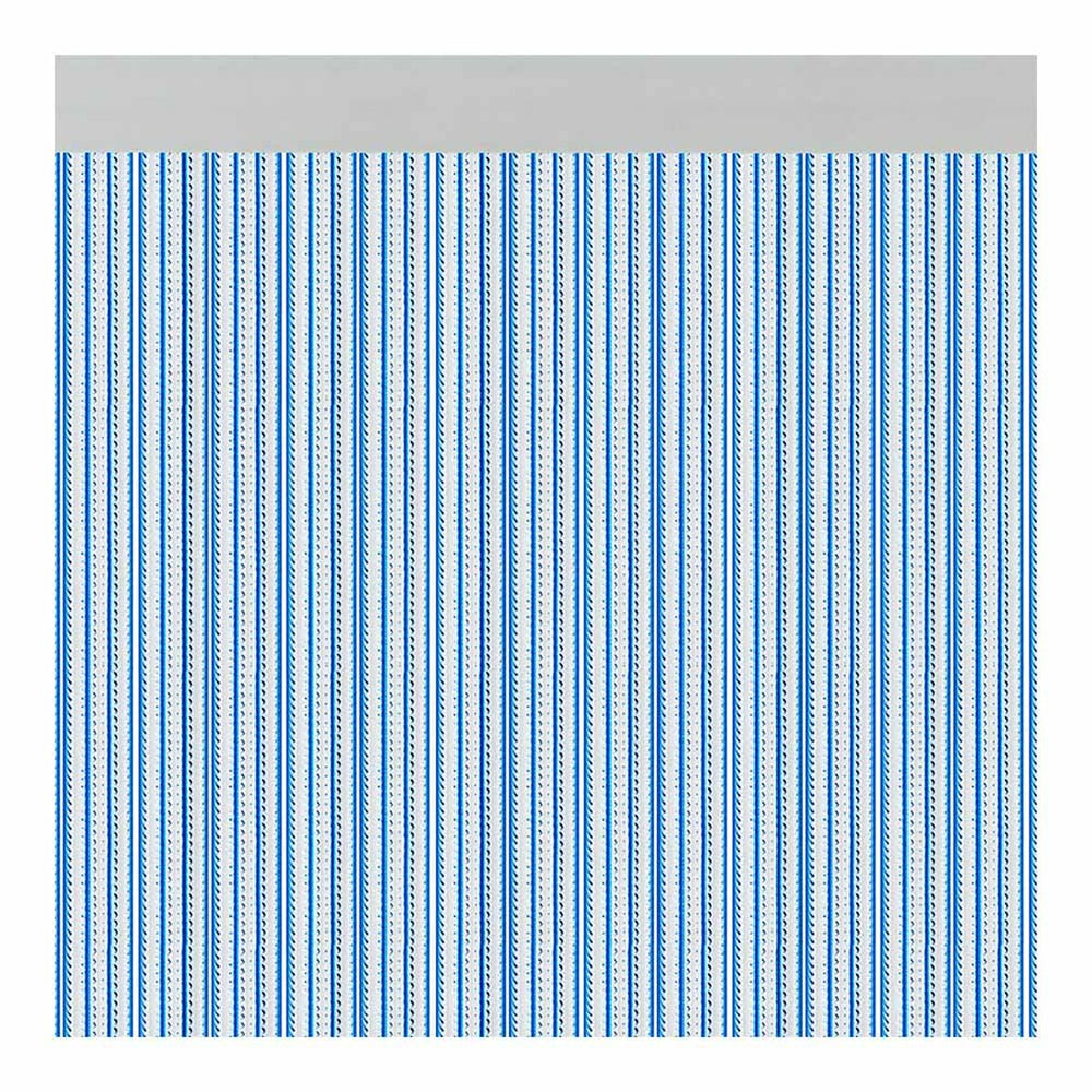 Tenda Acudam Brescia Porte Azzurro Esterno PVC Alluminio 90 x 210 cm