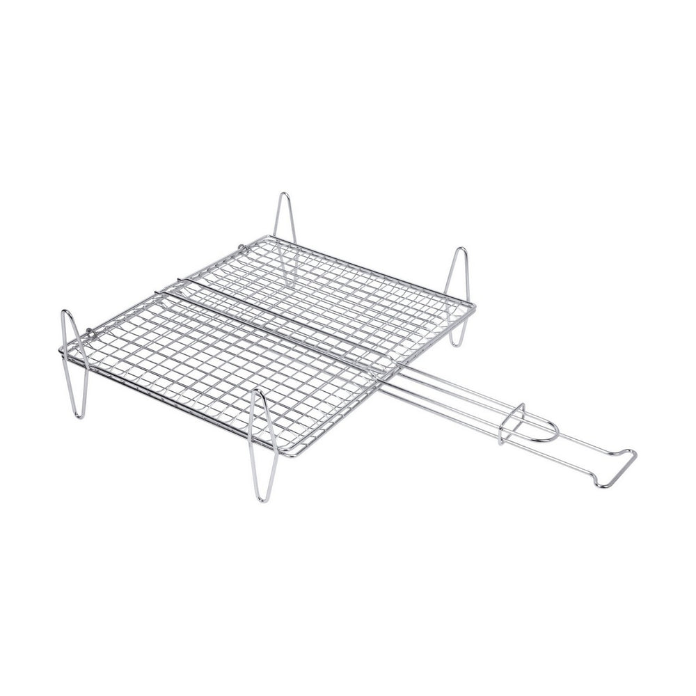 Parrilla de Barbacoa para Pescado Sauvic Zinc 30 x 35 cm
