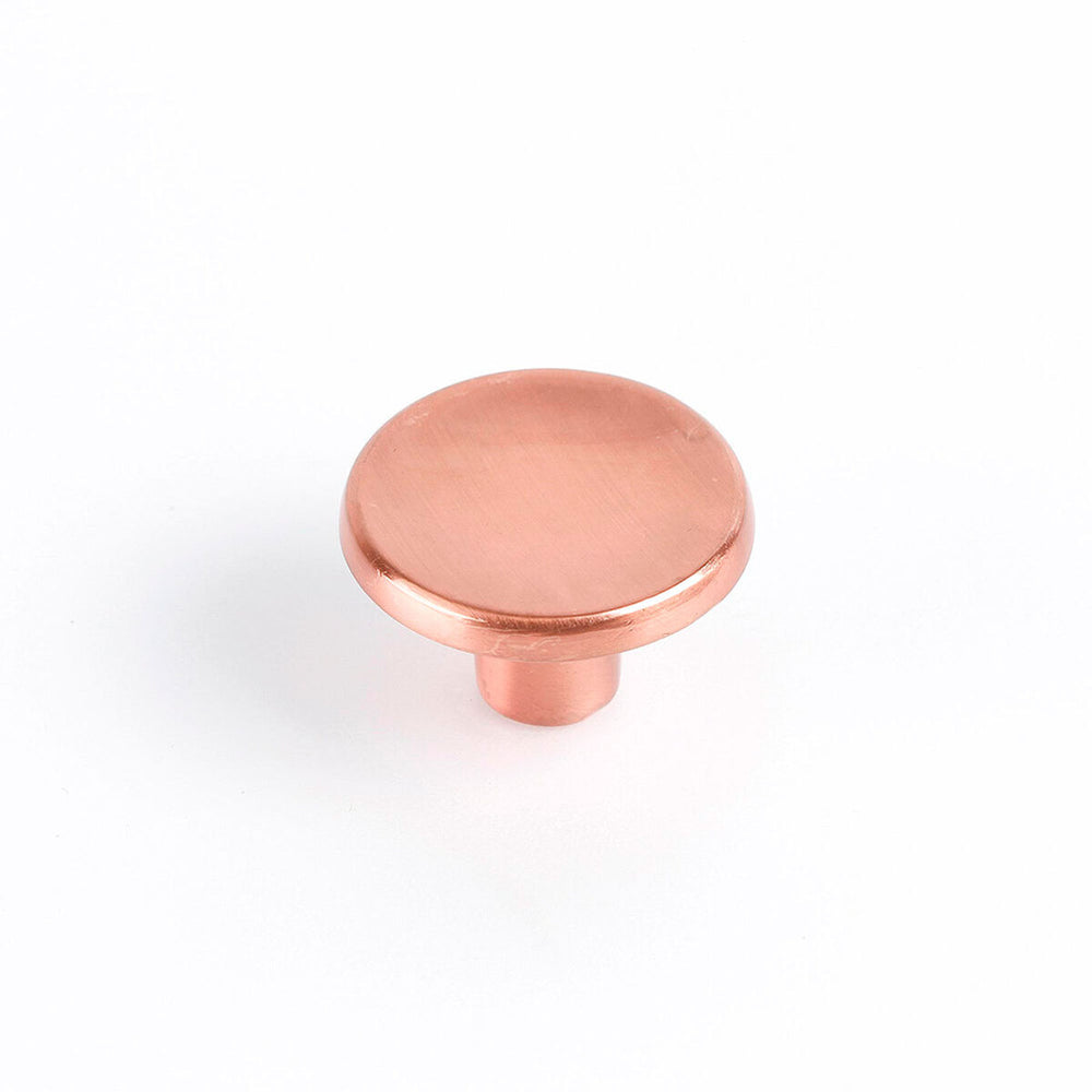 Pomo Rei 774 Rosa Dorado Metal Ø 35 x 23 mm (2 Unidades)