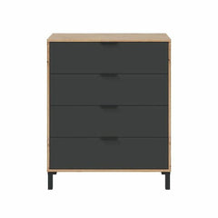 Cassettiera Marrone Nero 77,5 x 40 x 93,5 cm