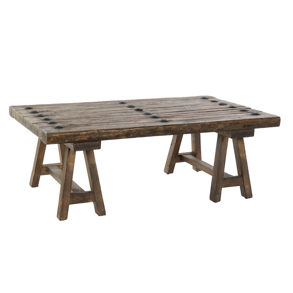 Mesa de Centro DKD Home Decor Marrón Negro Madera 110 x 70 x 40 cm