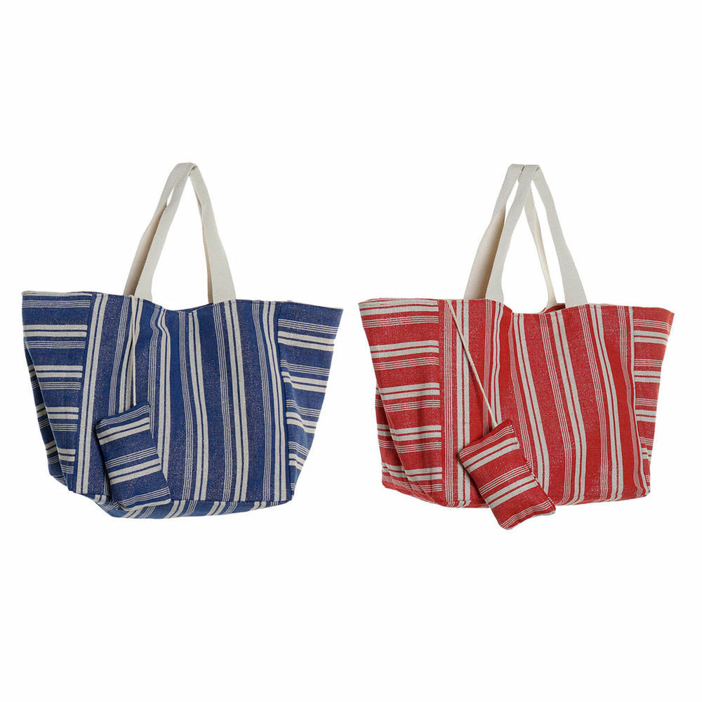 Borsa DKD Home Decor Azzurro Rosso Alluminio 39 x 26 x 34 cm Portamonete
