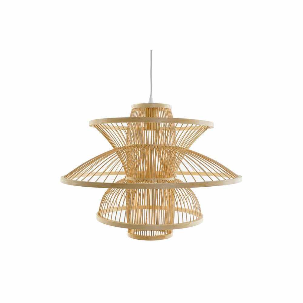Lámpara de Techo DKD Home Decor Bambú (50 x 50 x 37 cm)