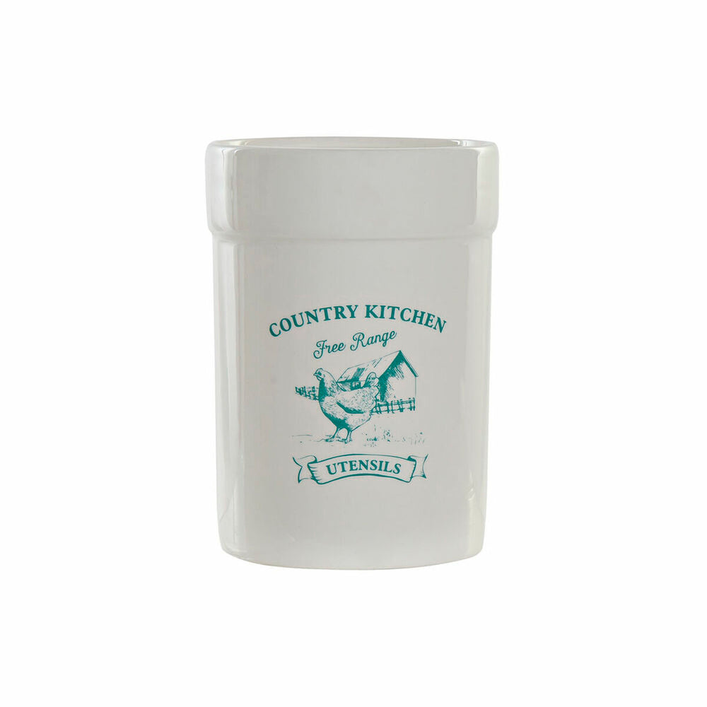 Contenitore per Utensili da Cucina DKD Home Decor Dolomite 12,5 x 12,5 x 17,5 cm