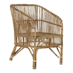 Sillón de jardín DKD Home Decor Natural 56 x 52 x 82 cm