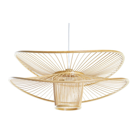 Ceiling Light DKD Home Decor Brown Bamboo 50 W 60 x 60 x 28 cm