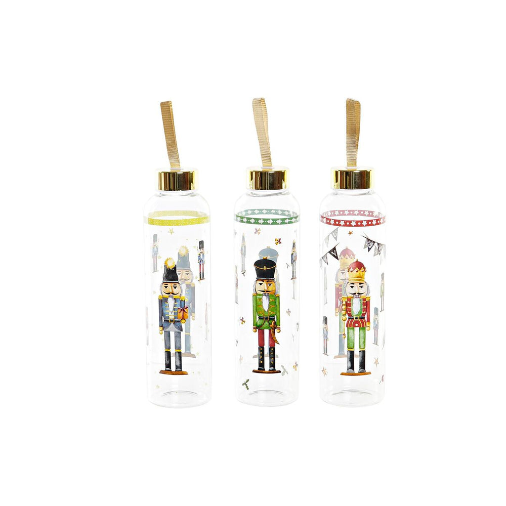 Bottiglia DKD Home Decor Schiaccianoci Cristallo PVC (550 ml) (3 Unità)