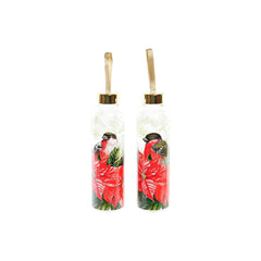 Bottiglia DKD Home Decor Uccello Cristallo PVC (550 ml) (2 Unità)
