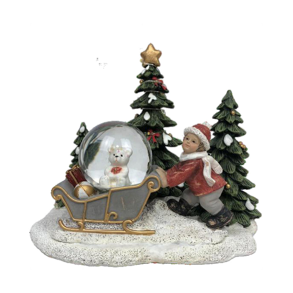 Decorazione Natalizia DKD Home Decor Resina (16 x 12,5 x 14,5 cm) (2 Unità)