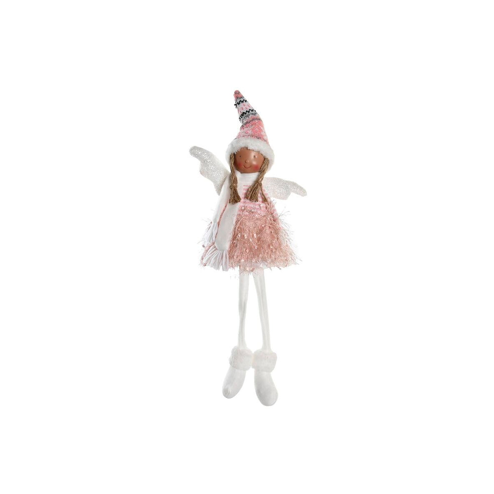 Statua Decorativa DKD Home Decor Natale Fata Poliestere Angelo (22 x 15 x 48 cm) (2 Unità)