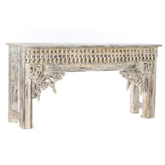 Mesa auxiliar DKD Home Decor Blanco Madera de mango 150 x 41 x 76 cm