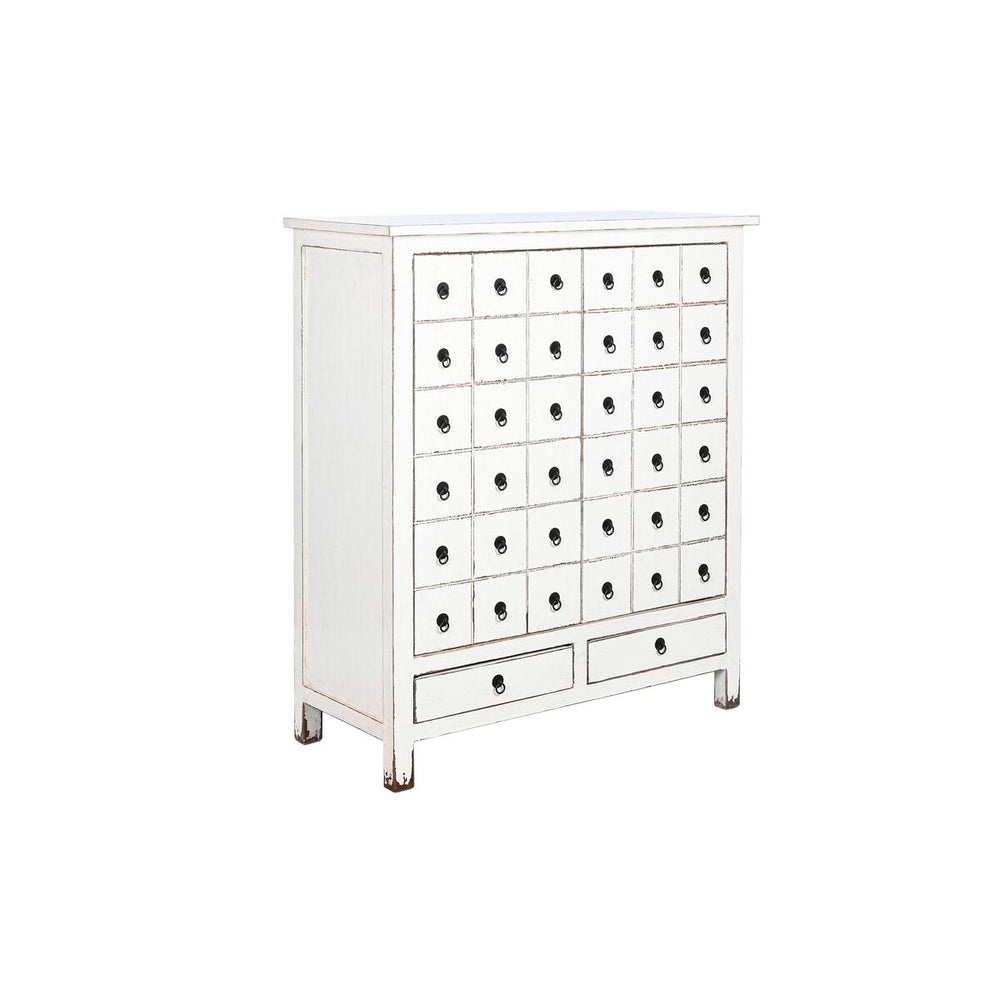 Cassettiera DKD Home Decor Bianco Orientale Laccato 102 x 42 x 120 cm