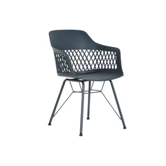 Dining Chair DKD Home Decor Blue Navy Blue 57 x 57 x 80,5 cm