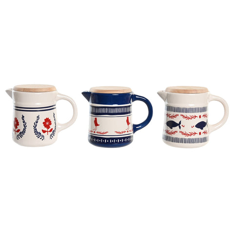 Raccogli Grasso per Carne e Pesce DKD Home Decor 16 x 11 x 13 cm (3 Unità)