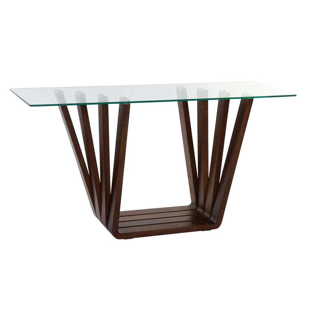 Recibidor DKD Home Decor Marrón Transparente 145 x 45 x 75 cm