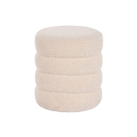 Footrest DKD Home Decor White MDF Wood Modern 43 x 43 x 47 cm