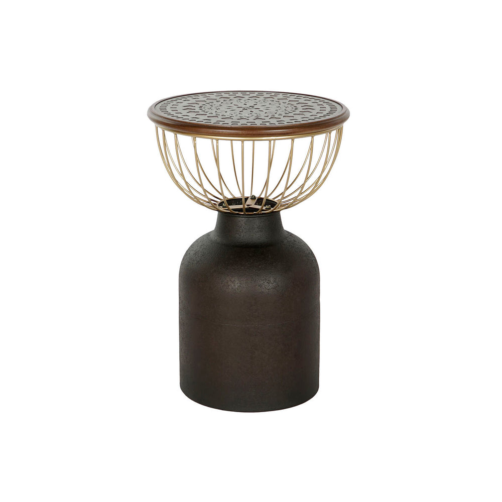 Tavolo aggiuntivo DKD Home Decor 43,5 x 43,5 x 63,5 cm Abete Metallo
