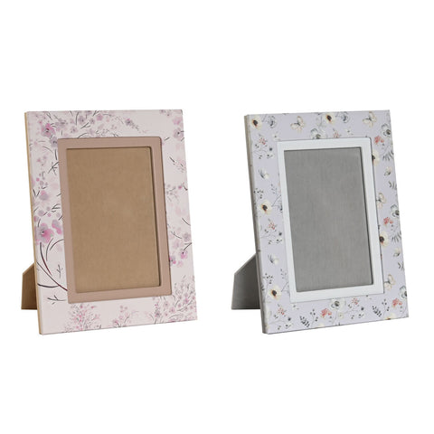 Women's Handbag DKD Home Decor Blue White Grey Camel Light Pink 16,5 x 2 x 21,5 cm (2 Units)