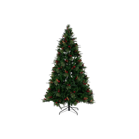 Albero di Natale DKD Home Decor Rosso Verde Polietilene 100 x 100 x 180 cm
