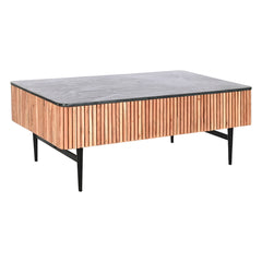 Centre Table DKD Home Decor Marble Acacia 115 x 65 x 45 cm