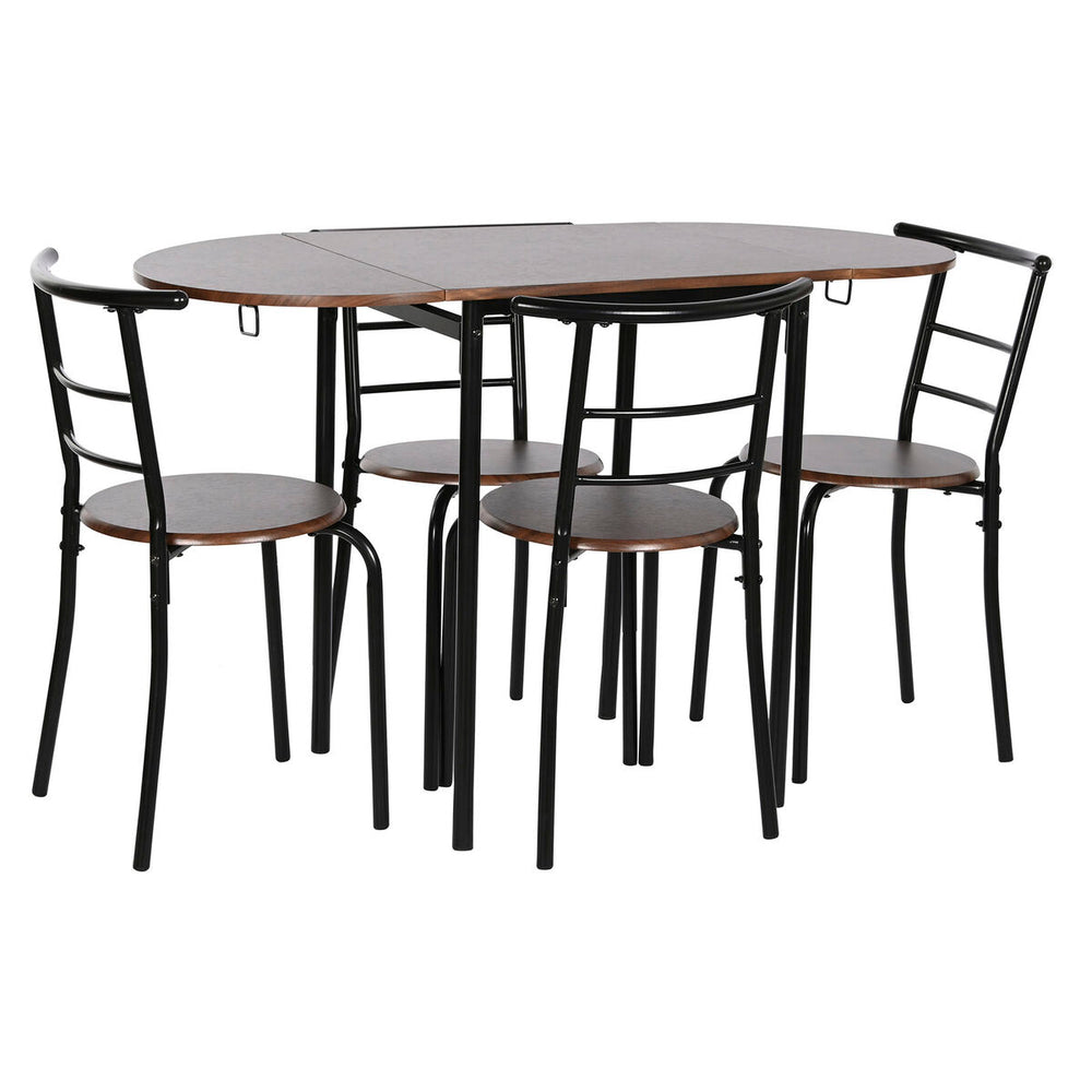 Tavolo con 4 sedie DKD Home Decor 121 x 55 x 78 cm