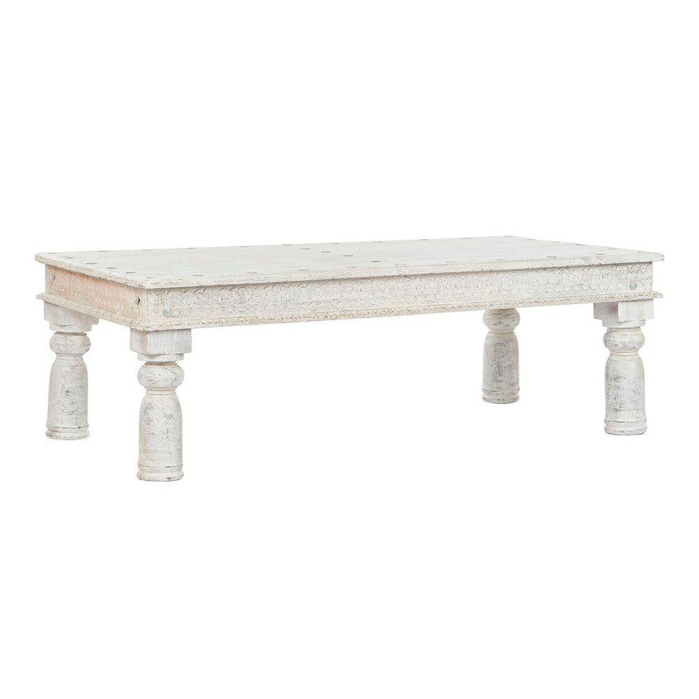 Mesa de Centro Home ESPRIT Blanco Madera 150 x 76 x 48 cm