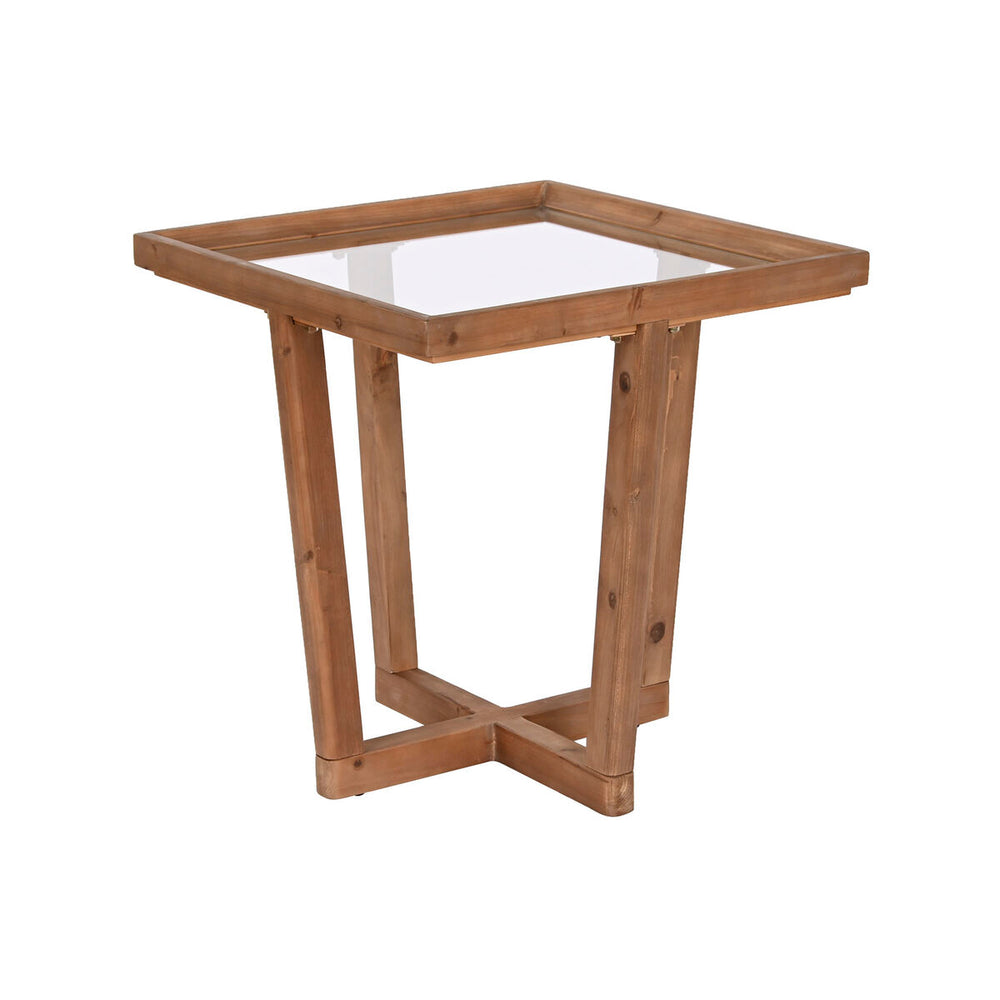 Side table Home ESPRIT Brown Crystal Fir 58 x 58 x 60 cm