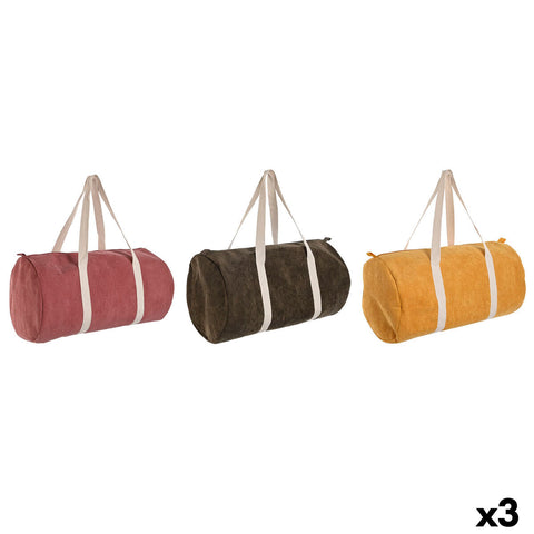 Borsa da Palestra Home ESPRIT Verde Fucsia Senape 3 Unità