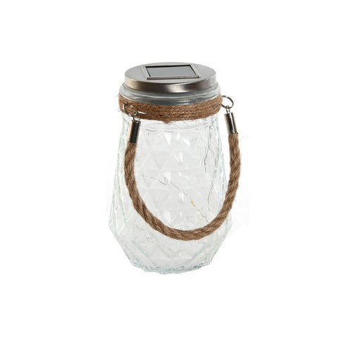 Decorazione luminosa Home ESPRIT Trasparente Argentato 11 x 11 x 18 cm
