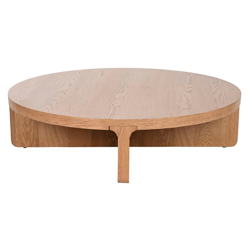 Tavolino da Caffè Home ESPRIT Naturale legno di rovere 121 x 121 x 32 cm