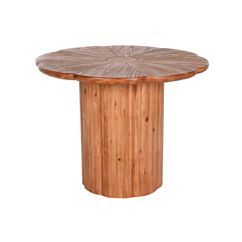 Tavolo da Pranzo Home ESPRIT Naturale Legno 100 x 100 x 77 cm