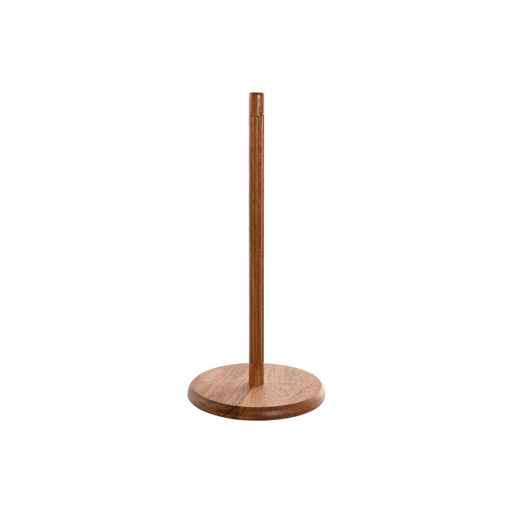 Kitchen Paper holder Home ESPRIT Natural Acacia 16,8 x 16,8 x 35,6 cm