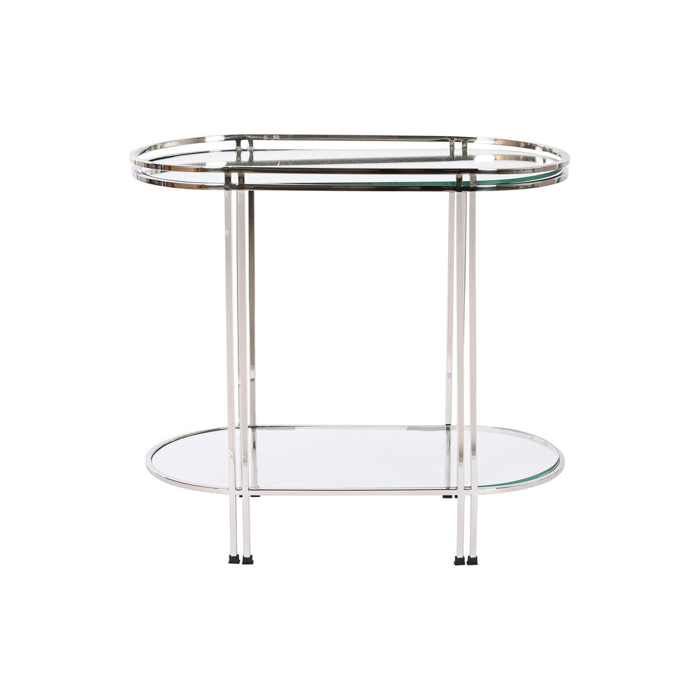 Tavolo aggiuntivo Home ESPRIT Argentato Acciaio Specchio 70 x 35 x 63 cm