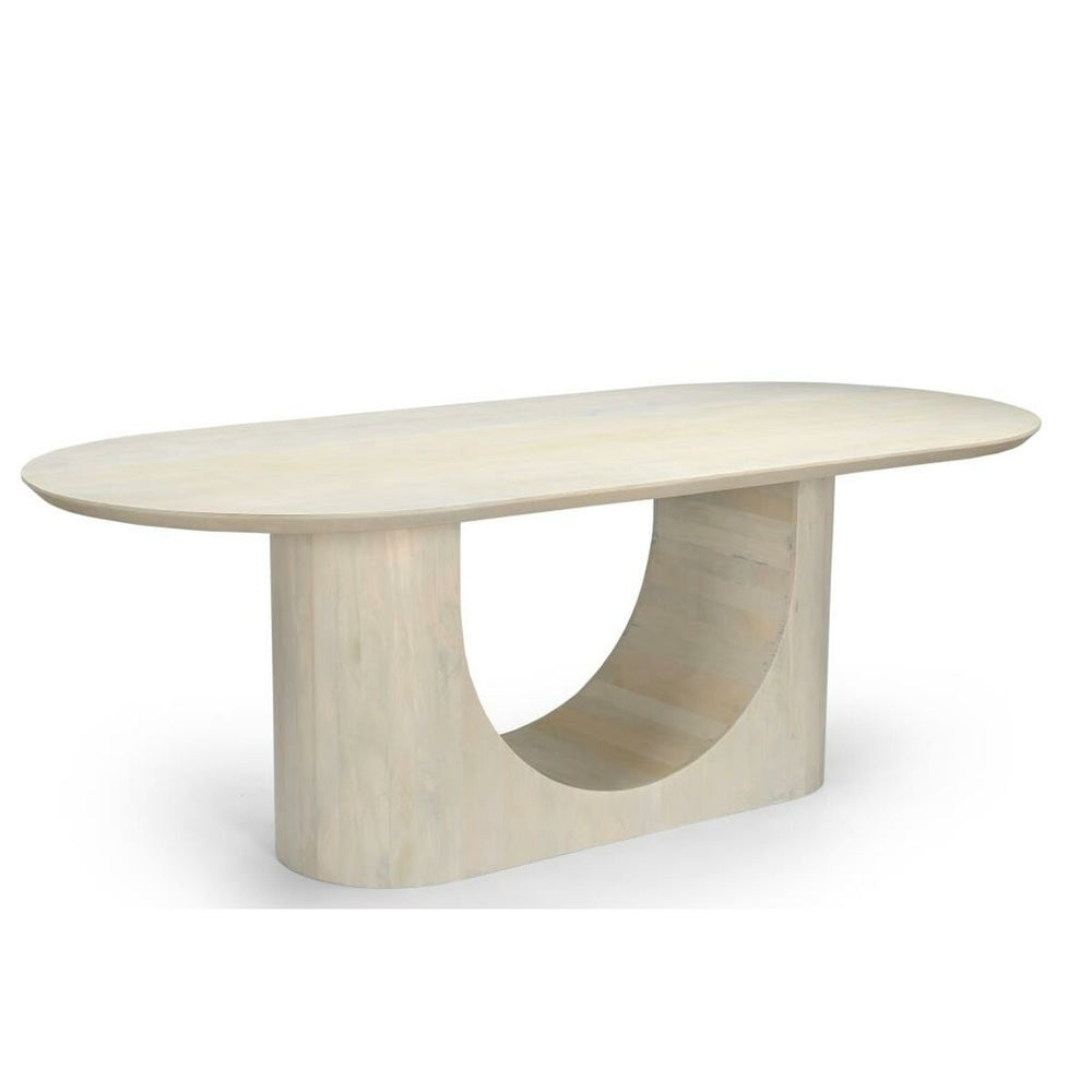 Tavolo da Pranzo Home ESPRIT Bianco Legno di mango 220 x 100 x 76 cm