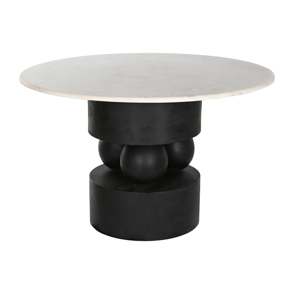 Tavolo da Pranzo Home ESPRIT Marmo Legno di mango 120 x 120 x 76 cm
