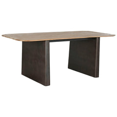Mesa de Comedor Home ESPRIT Natural Marrón oscuro Abeto 200 x 90 x 75 cm