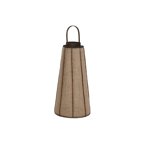 Portacandele Home ESPRIT Naturale Juta Bambù 33,5 x 33,5 x 66 cm
