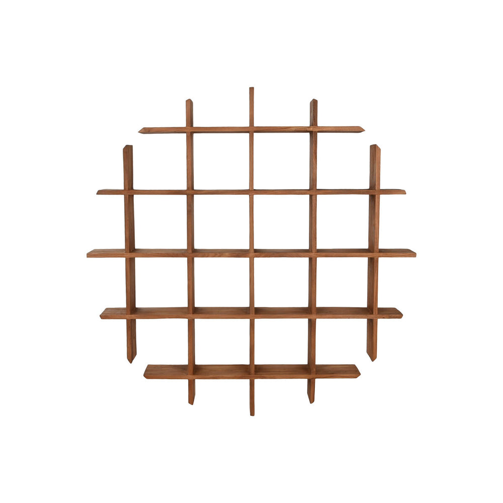 Scaffale Home ESPRIT teak 120 x 15 x 120 cm