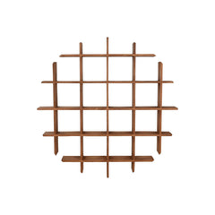 Shelves Home ESPRIT Teak 120 x 15 x 120 cm